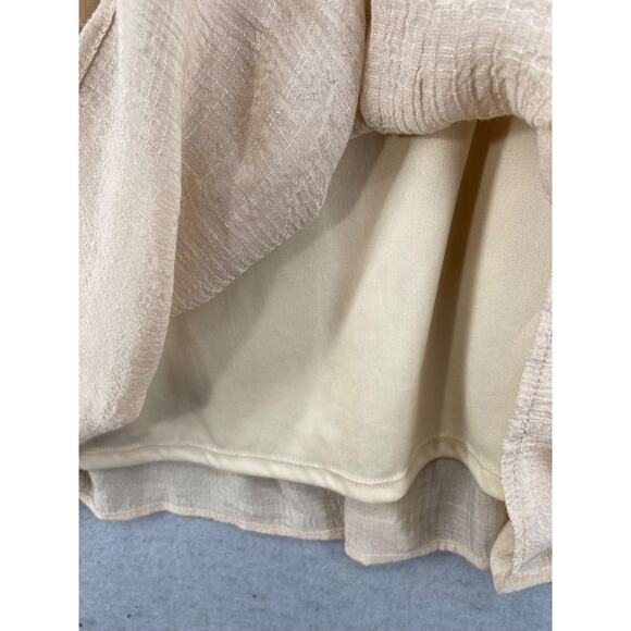 Indigo Rose Dress Sz 2X Tiered Crochet Lace Bell Sleeves Cottage Core Boho Gypsy - Picture 7 of 10